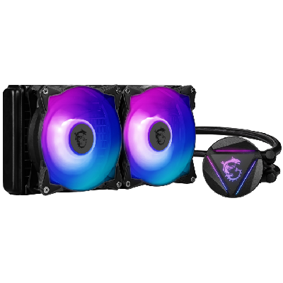 MSI MAG CORELIQUID 240R V2 système de refroidissement d’ordinateur Boitier PC Refroidisseur Noir