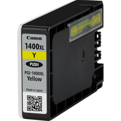 Canon PGI-1400XL Y Jaune - Cartouche d'encre grande capacité Canon d'origine (9204B001AA)