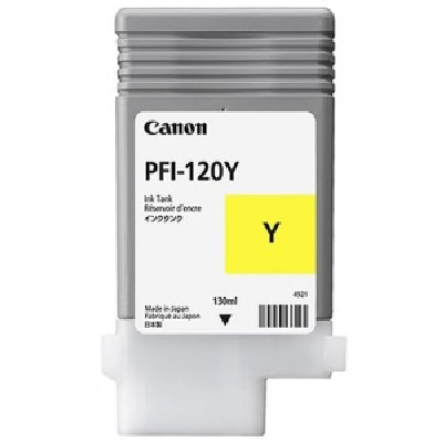 Canon PFI-120Y cartouche d'encreOriginal Jaune Canon PFI-120Y cartouche d'encreOriginal Jaune