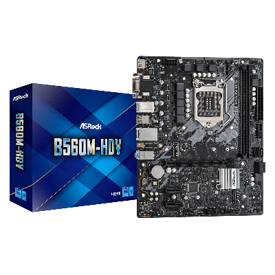 Asrock B560M-HDV Intel B560 LGA 1200 micro ATX Asrock B560M-HDV Intel B560 LGA 1200 micro ATX