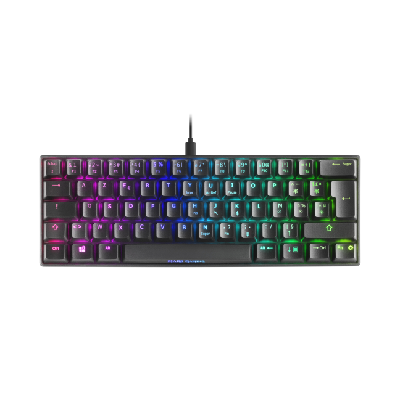 Mars Gaming MKMINIBFR clavier USB Français Noir Mars Gaming MKMINIBFR clavier USB Français Noir