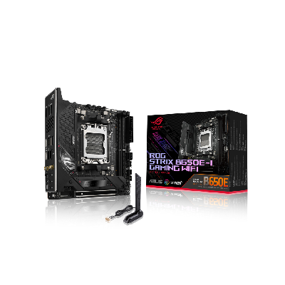 ASUS ROG STRIX B650E-I GAMING WIFI AMD B650 Emplacement AM5 mini ITX ASUS ROG STRIX B650E-I GAMING WIFI AMD B650 Emplacement AM5 mini ITX