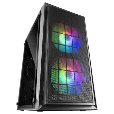 Mars Gaming MCDUO unité centrale Mini Tower Noir