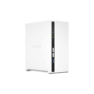 QNAP TS-233 خادم هيكل عاري ميني تاور أبيض