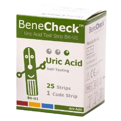 Benecheck – Bandelettes Acide Urique (x25)