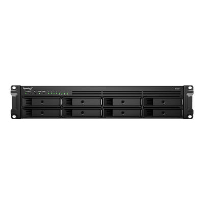 Synology RackStation RS1221+ NAS Rack Storage Server (2 U) Ryzen Embedded V1500B 4 GB DDR4 0 To DiskStation Manager Black