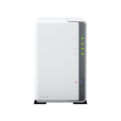 سينولوجي ديسكستيشن DS223J خادم تخزين NAS سطح المكتب إيثرنت/LAN أبيض RTD1619B (DS223J)
