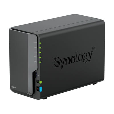 خادم تخزين Synology DiskStation DS224+ NAS سطح المكتب إيثرنت / LAN أسود J4125