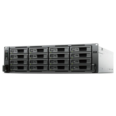 سينولوجي RS2825RP+ رف NAS 16 فتحة (3 U) V1780B 8 جيجابايت DDR4 سينولوجي DSM رمادي