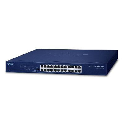 PLANET GSW2401 commutateur réseau Non-géré Gigabit Ethernet (10/100/1000) 1U Bleu