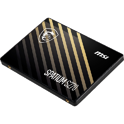 MSI SPATIUM S270 SATA 2.5 480GB disque SSD 2.5" 480 Go Série ATA III 3D NAND MSI SPATIUM S270 SATA 2.5 480GB disque SSD 2.5" 480 Go Série ATA III 3D NAND