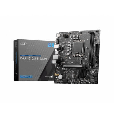 MSI PRO H610M-E DDR4 لوحة أم إنتل H610 LGA 1700 ميكرو ATX