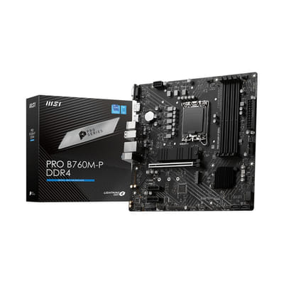 MSI PRO B760M-P DDR4 لوحة أم إنتل B760 LGA 1700 ميكرو ATX