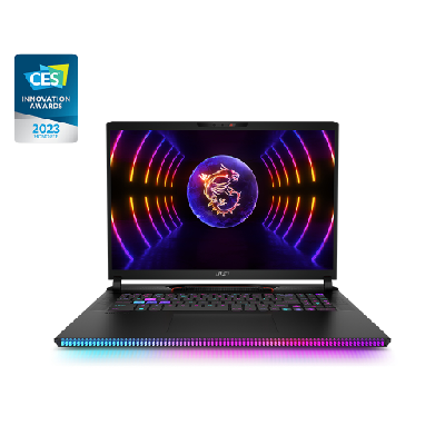 MSI Gaming GE78HX 13VI-063ES Raider Ordinateur portable 43,2 cm (17") Intel® Core™ i9 i9-13980HX 64 Go DDR5-SDRAM 2 To SSD NVIDIA GeForce RTX 4090 Wi-Fi 6E (802.11ax) Windows 11 Home Noir