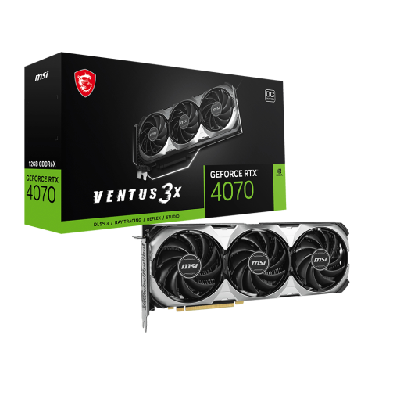 MSI VENTUS GEFORCE RTX 4070 3X E 12G OC carte graphique NVIDIA 12 Go GDDR6X