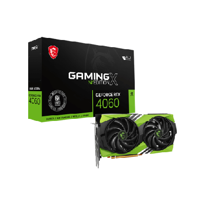 MSI GAMING GeForce RTX 4060 X NV EDITION 8G NVIDIA GeForce RTX 4060 Ti 8 Go GDDR6