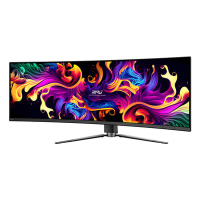 MSI MPG 491CQP QD-OLED écran plat de PC 124,5 cm (49") 5120 x 1440 pixels DQHD Noir