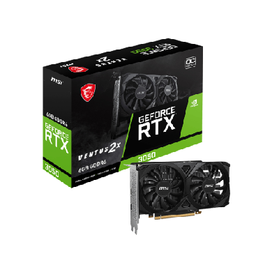 MSI Geforce RTX 3050 VENTUS 2X 6G OC NVIDIA 6 Go GDDR6 MSI Geforce RTX 3050 VENTUS 2X 6G OC NVIDIA 6 Go GDDR6