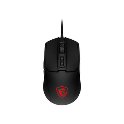 MSI FORGE GM100 فأرة ألعاب مريحة USB Type-A ضوئية 6400 DPI