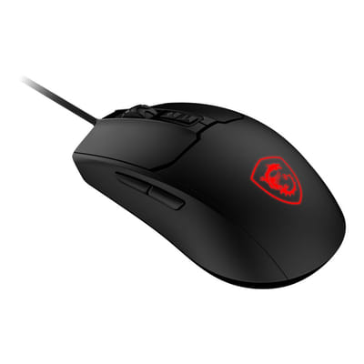 MSI FORGE GM100 فأرة ألعاب مريحة USB Type-A ضوئية 6400 DPI