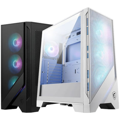 MSI MAG Forge 320R AIRFLOW Micro Tower Blanc