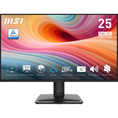 MSI PRO MP251 E2 écran plat de PC 62,2 cm (24.5") 1920 x 1080 pixels Full HD LED Noir