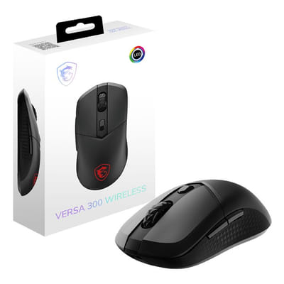MSI VERSA 300 Gaming Mouse Right-Handed RF Wireless + Bluetooth + USB Type-C Optical 8000 DPI