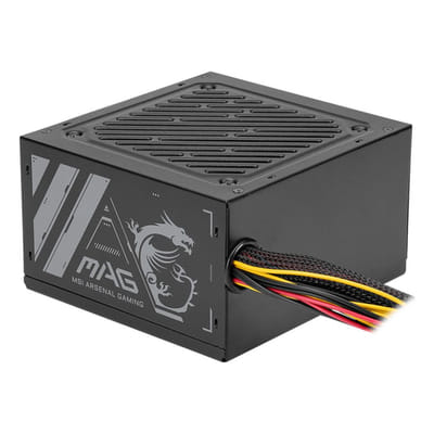 MSI MAG A500N-H وحدة تزويد الطاقة 500 واط 24 دبوس ATX ATX أسود
