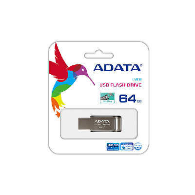 ADATA USB 64GB 3.0 lecteur USB flash 64 Go USB Type-A 3.2 Gen 1 (3.1 Gen 1) Gris
