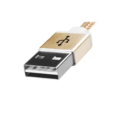 ADATA 1m, USB2.0-A/USB2.0 Micro-B USB Cable USB A Micro-USB B Gold