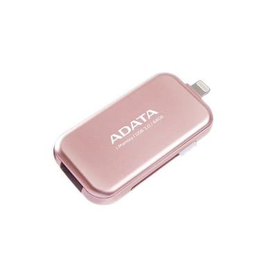 ADATA 64GB UE710 محرك فلاش USB 64 جيجابايت USB Type-A / Lightning 3.2 Gen 1 (3.1 Gen 1) وردي