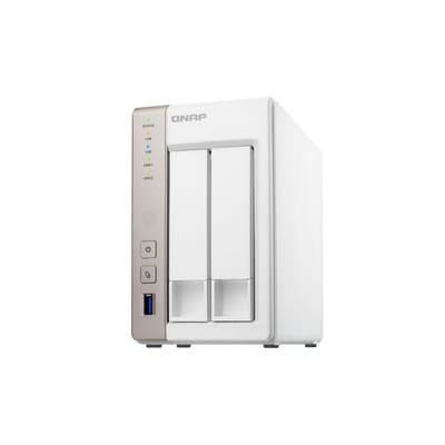 QNAP TS-251 NAS Tower Ethernet/LAN Storage Server White