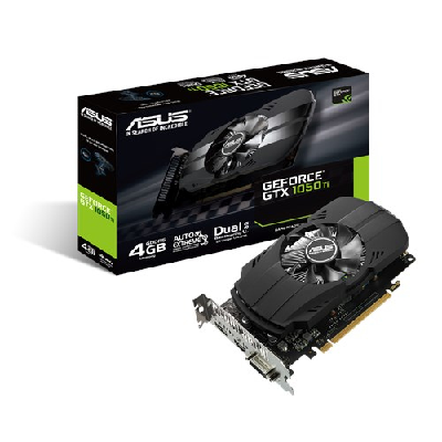 ASUS PH-GTX1050TI-4G NVIDIA GeForce GTX 1050 Ti 4 Go GDDR5 ASUS PH-GTX1050TI-4G NVIDIA GeForce GTX 1050 Ti 4 Go GDDR5