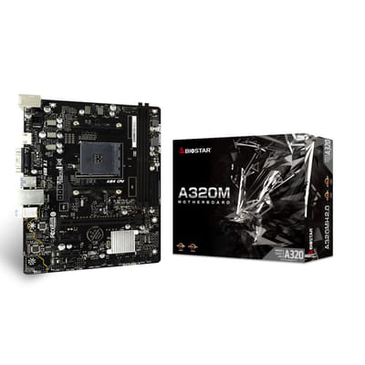 لوحة أم Biostar A320MH 2.0 إيه إم دي A320 فتحة AM4 ميكرو ATX