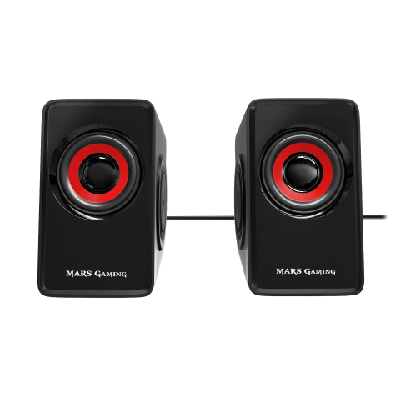 Mars Gaming MS1 haut-parleur Noir, Rouge Avec fil 10 W Mars Gaming MS1 haut-parleur Noir, Rouge Avec fil 10 W