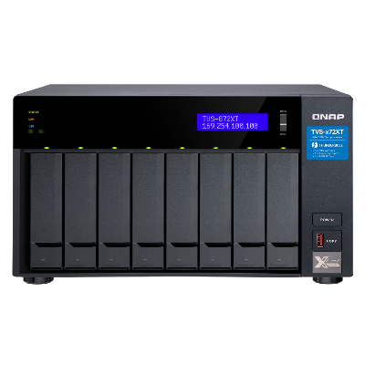 QNAP TVS-872XT NAS Tower Ethernet/LAN Noir i5-8400T (TVS-872XT-i5-16G)