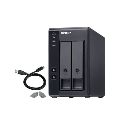 QNAP TR-002 disk enclosure Black