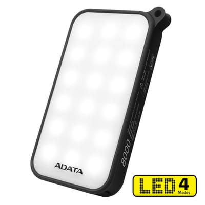 ADATA D8000L Lithium Polymer (LiPo) 8000 mAh Black, Transparent