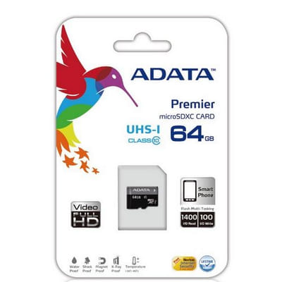 ADATA Micro SDXC 64GB flash memory 64 Go MicroSDXC UHS Class 10