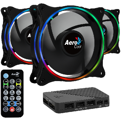 Aerocool Eclipse 12 Pro Boitier PC Ventilateur 12 cm Noir Aerocool Eclipse 12 Pro Boitier PC Ventilateur 12 cm Noir