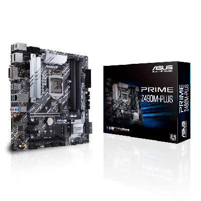 ASUS PRIME Z490M-PLUS LGA 1200 Micro ATX Intel Z490 ASUS PRIME Z490M-PLUS LGA 1200 Micro ATX Intel Z490