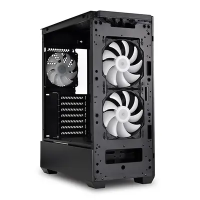 Boîtier PC Micro Tower Akyga AK35BK Noir - Format Micro ATX, Mini ITX, 3 Emplacements Disques, 250 Mm Carte Graphique - 8