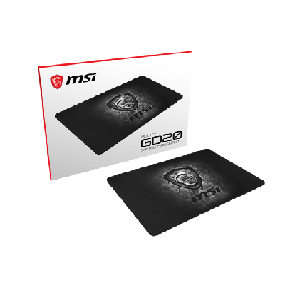MSI Agility GD20 Tapis de souris de jeu Noir, Gris