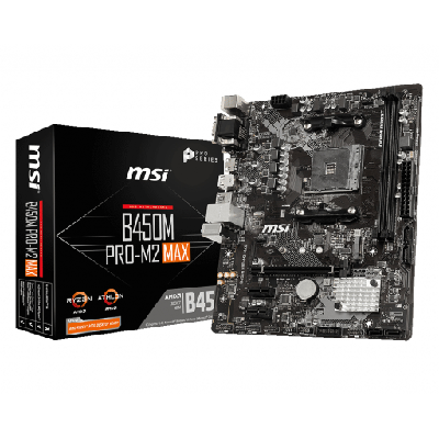 MSI B450M PRO-M2 MAX Emplacement AM4 Micro ATX AMD B450