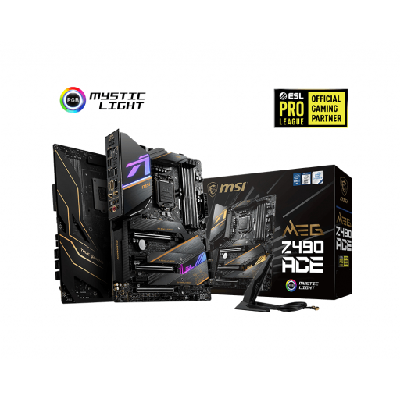 MSI MEG Z490 ACE carte mère ATX Intel Z490 MSI MEG Z490 ACE carte mère ATX Intel Z490