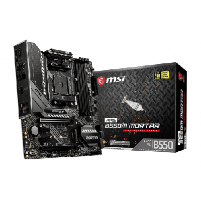 MSI MAG B550M Mortar AMD B550 Emplacement AM4 micro ATX (7C94-006R)