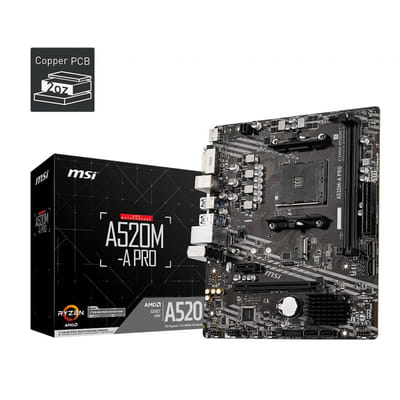 MSI A520M-A PRO فتحة AM4