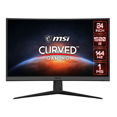 MSI Optix G24C6 23.6" LCD فائق الوضوح 1 مللي ثانية أسود