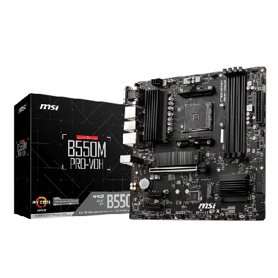 MSI B550M PRO-VDH Emplacement AM4 micro ATX AMD B550
