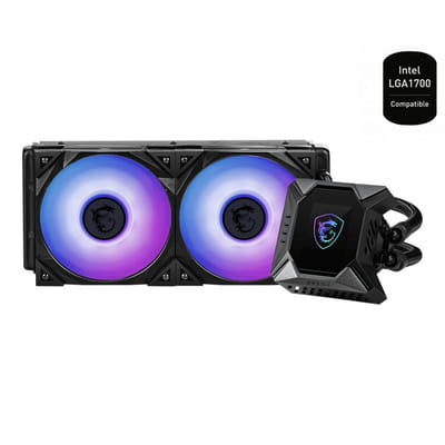 MSI MPG CORELIQUID K240 V2 computer cooling system PC case cooling kit 12 cm Black